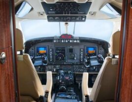 King Air 350i cockpit with Garmin avionics, dual controls, and advanced instrumentation for pilot-friendly specifications. King Air 350i specifications