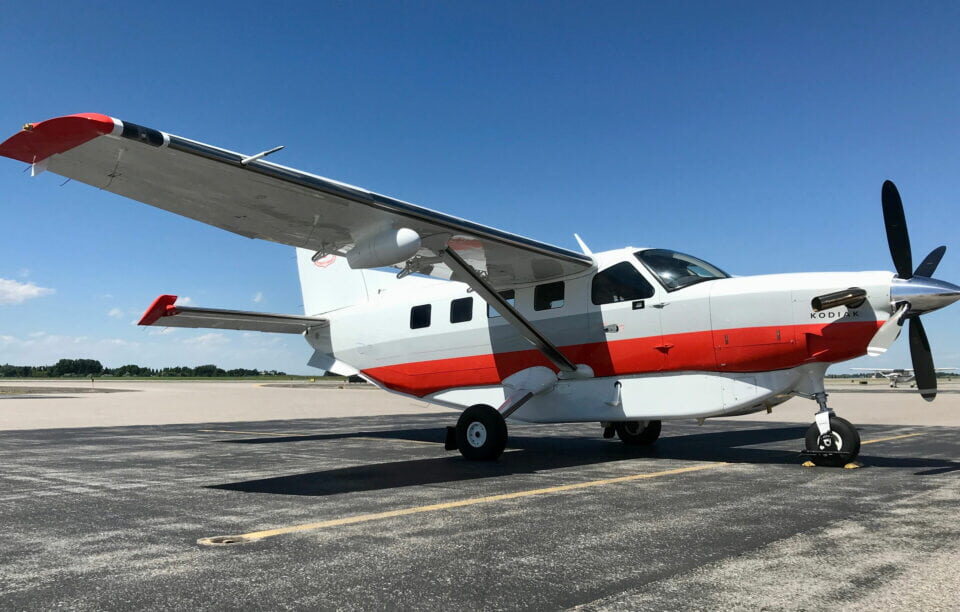 Quest Kodiak 100 turboprop parked on the tarmac